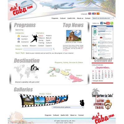 Foto of Site Click2Cuba