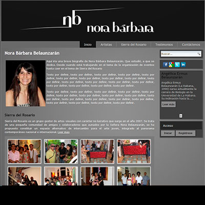 Foto of Site Nora Bárbara
