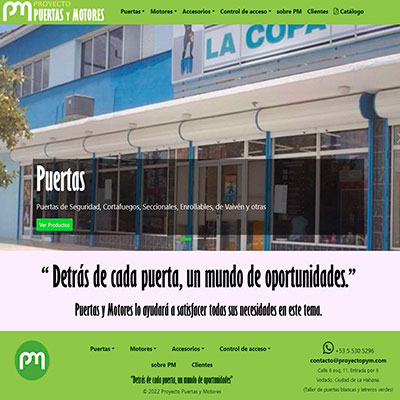 Foto of Site Proyecto Puertas y Motores