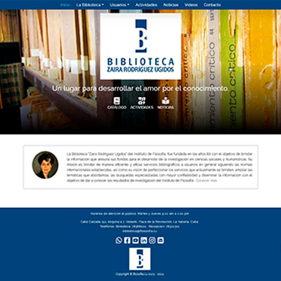 Foto of Site Sitio Web de la Biblioteca del IF